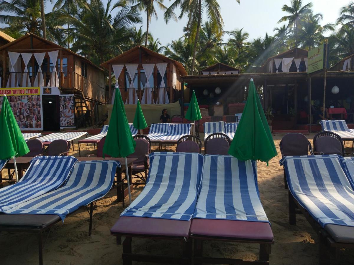 Hotel Papillon Beach Huts Palolem Exterior foto